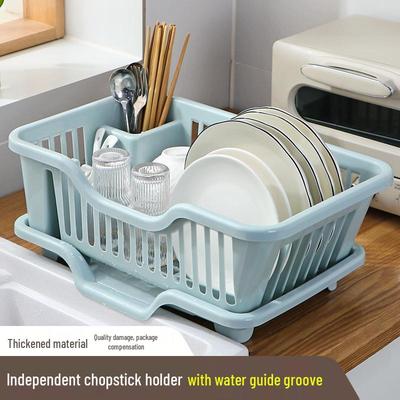 Dish Rack & Sink Organizer with Cutlery Holder