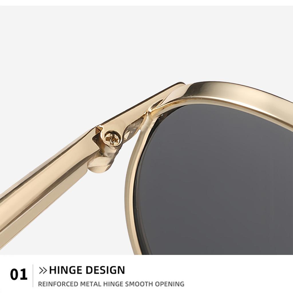 Fashionable Metal European and American Retro Trendy Toad Mirrors, Unparalleled, High End, Large Frame Sunglasses