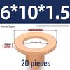 National Standard Red Copper Gasket Seal Ring and Flat Washer M3-M60mm for Marine Instruments