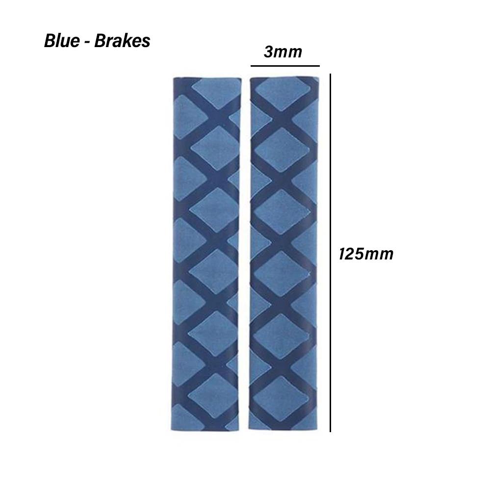 2PCS Non-slip Rubber Grip Glove Motorcycle Handle Cover Universal Heat Shrinkable Grip Cover Sleeve Handlebar Covers Universal