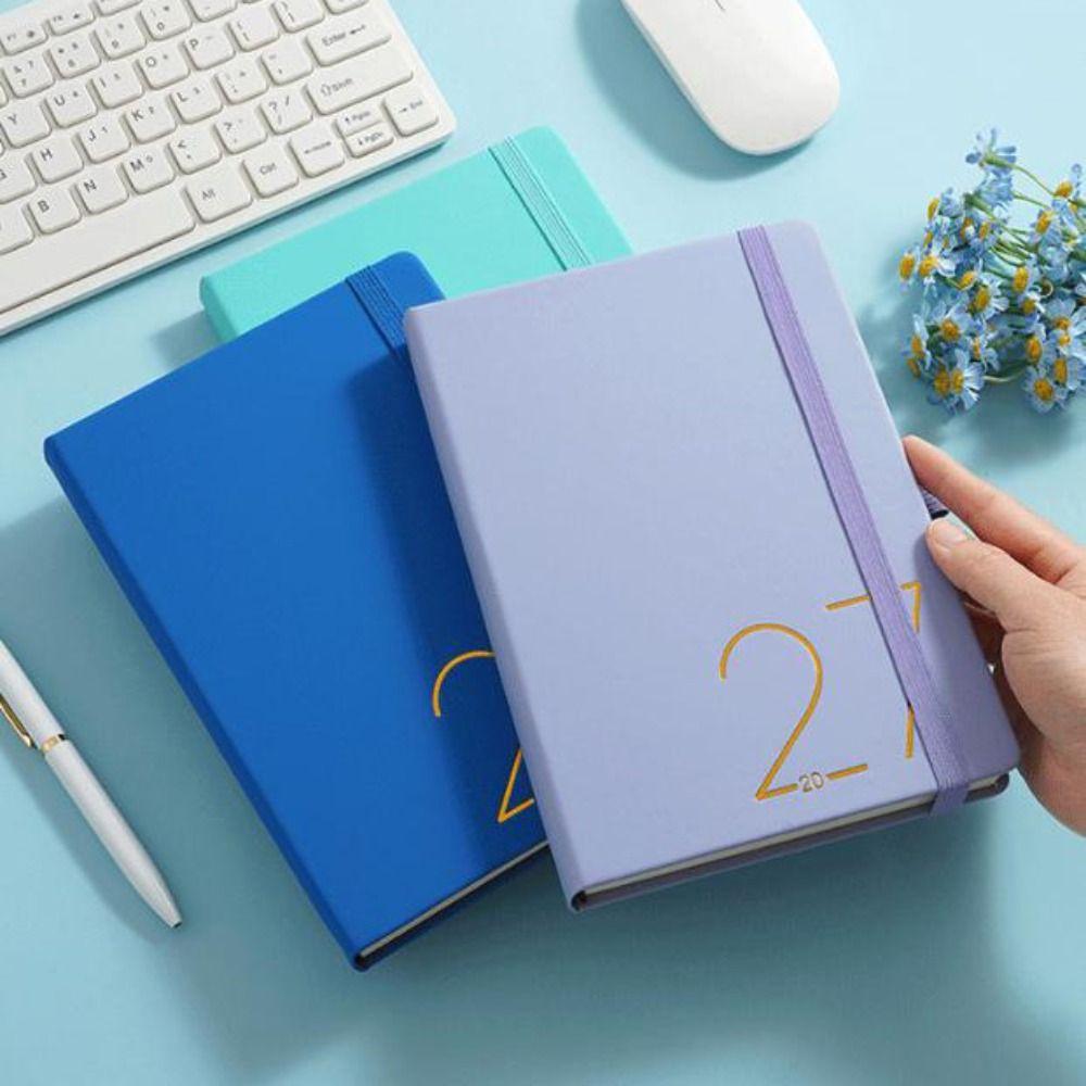 12 Months A5 Agenda Planning Notebook Wear-resistant To-do List Notebook  Stationery
