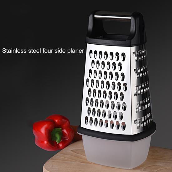 1 Set Gemüseraspel Zeitsparend Manuell Arbeitssparend 9 Zoll Vierseitige Kastenreibe Gemüseschneider für Küche