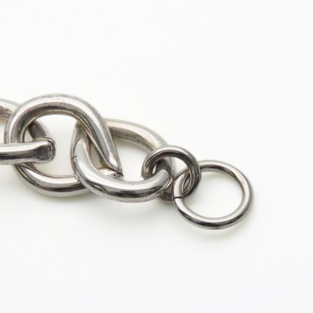 Used  bracelet MONET metal 18.4g Silver heart