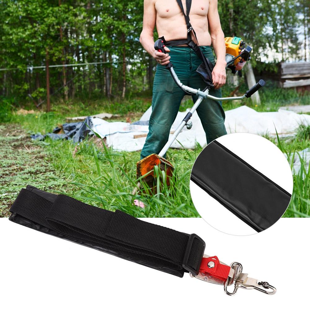 Strimmer Shoulder Harness Strap Lawn Mower Straps for Brush Cutter Trimmer with Carry Hook
