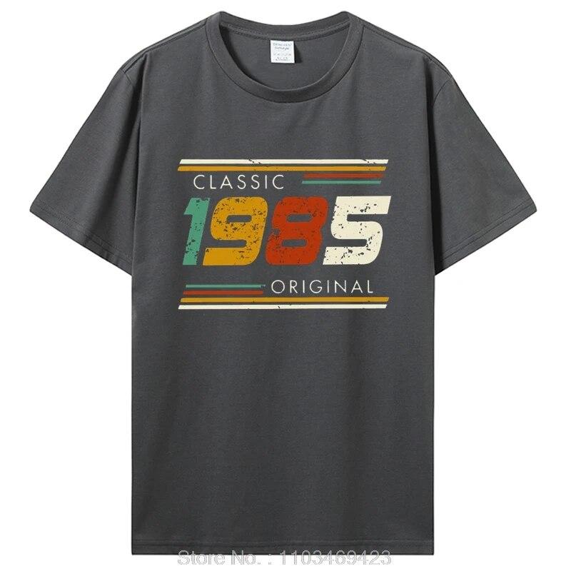 Funny Classic 1985 Original Vintage T Shirt Summer Graphic Unisex Cotton Tshirt Streetwear Birthday Awesome T-shirt Clothing