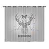 Curtains Animal Deer Pastoral Curtains Digital Printing Blackout Curtains No Punching