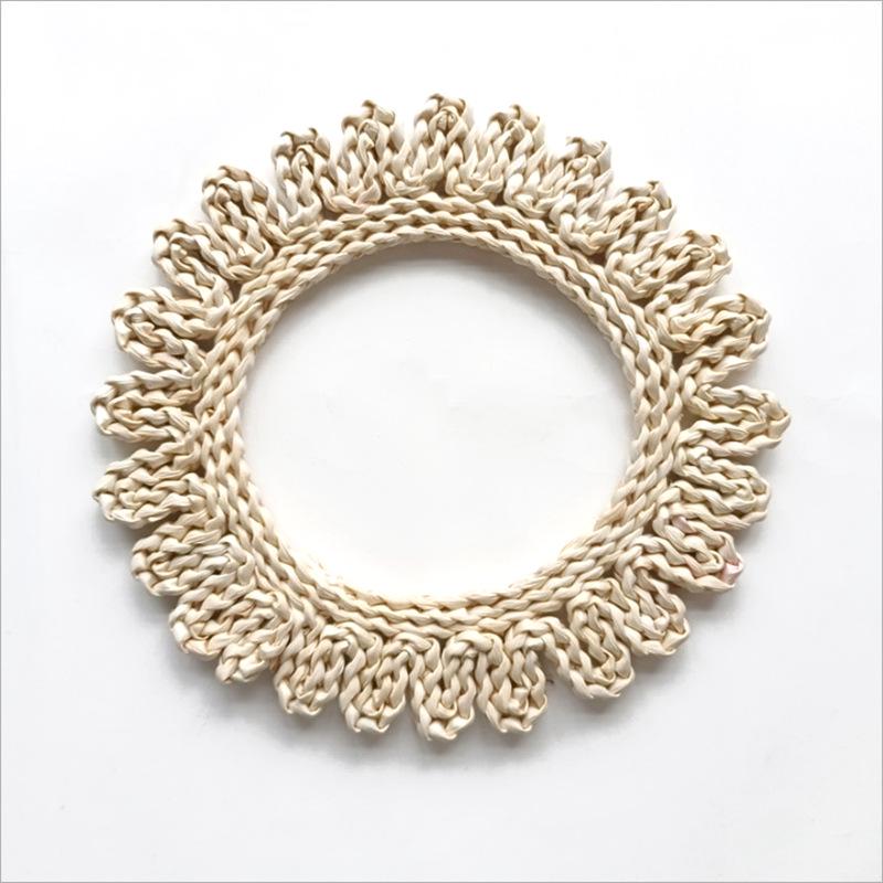 Ethnic Moroccan Style Woven Straw Wall Hanging for Sofa or Bedside
