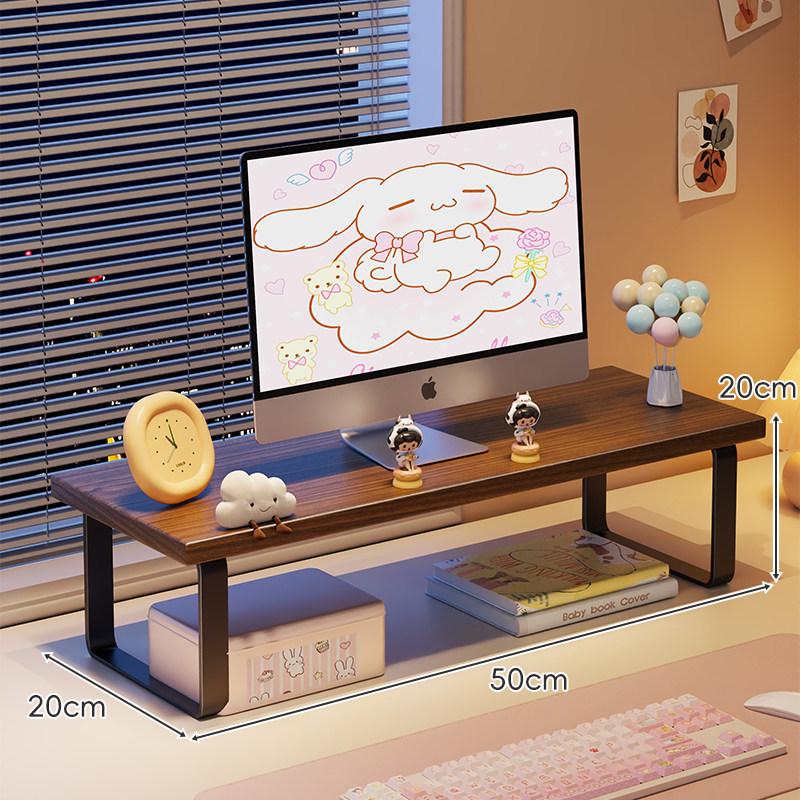 Monitor Stand with Cooling Base: Desktop and Laptop Lifting Bracket for Students