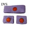 Sports Headband 1 Set Kids Wristband Ball Embroidery Stretch Breathable High Elasticity Sweat Absorbing Boys Girls Knitted Basketball Volleyball Wrist