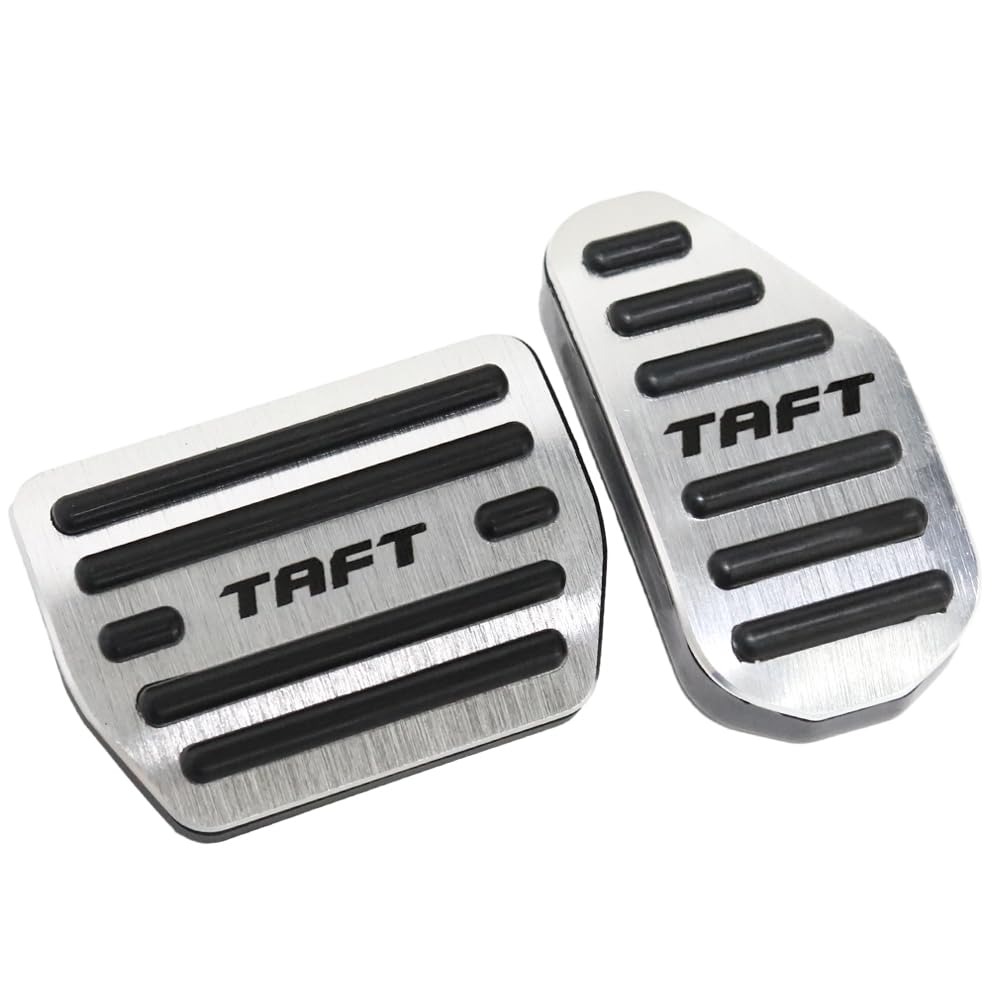 XIKER Aluminum Pedal Covers for Daihatsu Taft Easy No Drilling Genuine Replacement Brake and Accelerator Custom Interior and Set LA900S/LA910S,