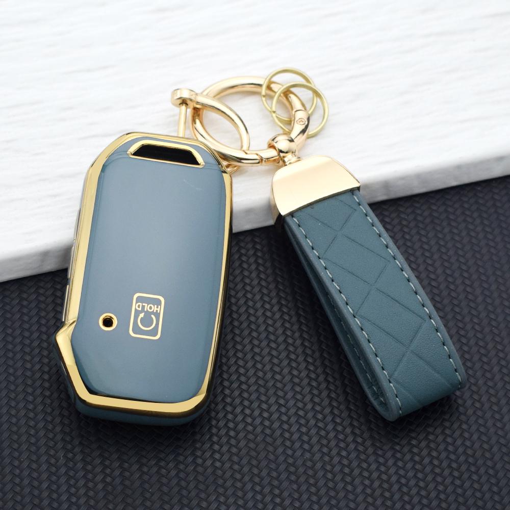 5 Buttons TPU Car Key Cove for Kia Seltos Sportage K5 Sorento Cerato KX5 Niro Forte K3 Optima Soul Tellurider Car Key Fob Bag