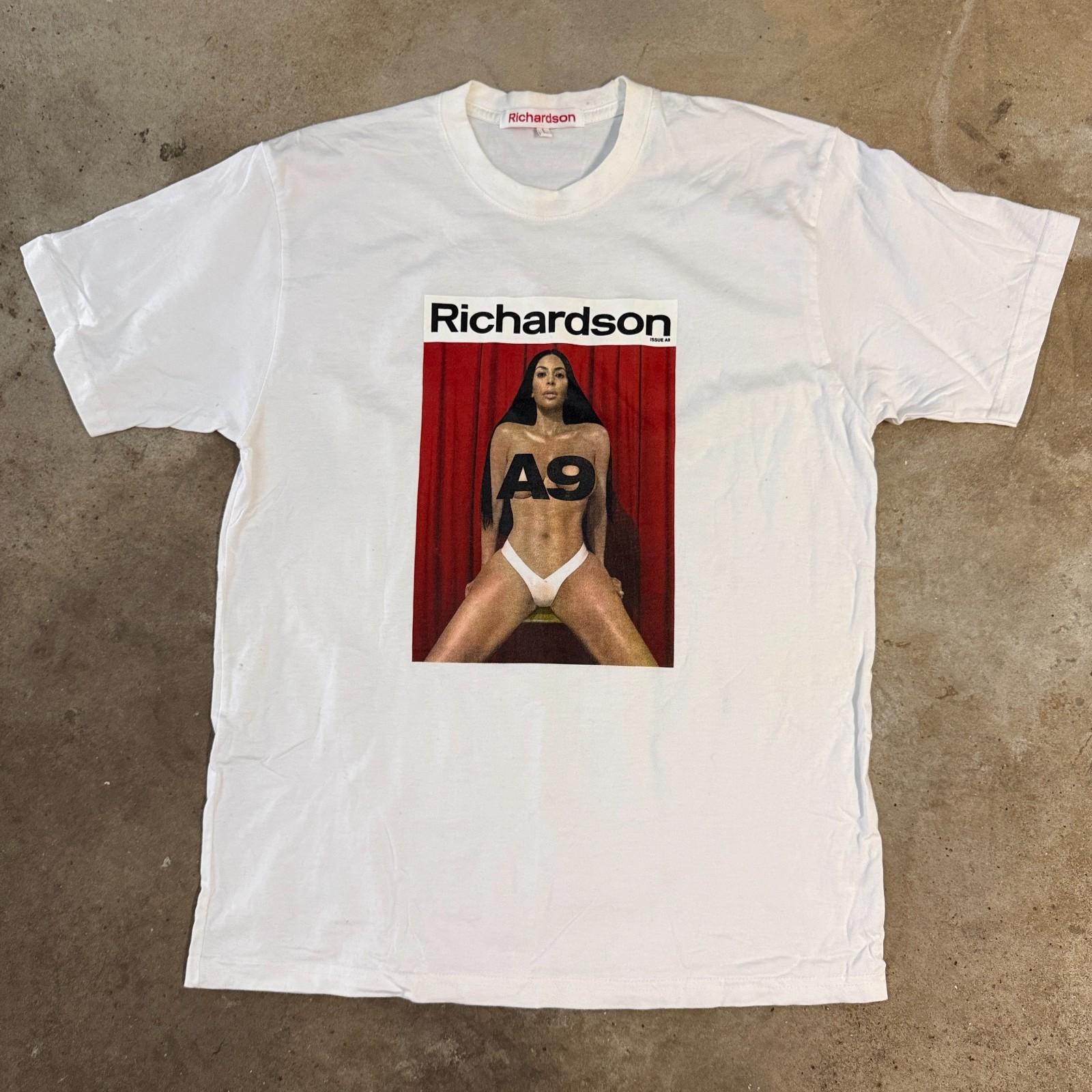 Authentic Richardson A9 Kim Kardashian West T-Shirt White Large L Archive S