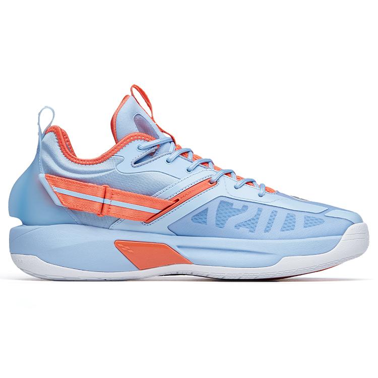 New ANTA GH3 Basketball Shoes Men Low Top Blue/Orange 112211103-6