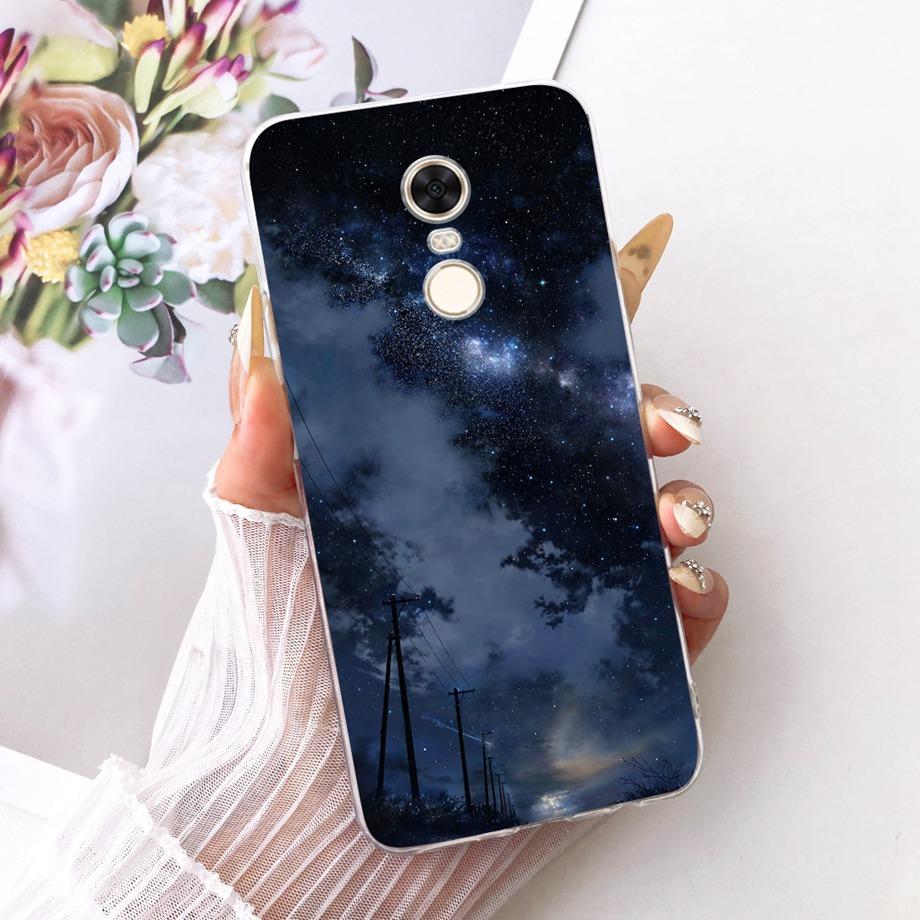 For Xiaomi Redmi 5 Plus Redmi5 Phone Case Luxury Flower Butterfly Cartoon Bow Pattern Back Cover Soft TPU Silicone Bumper