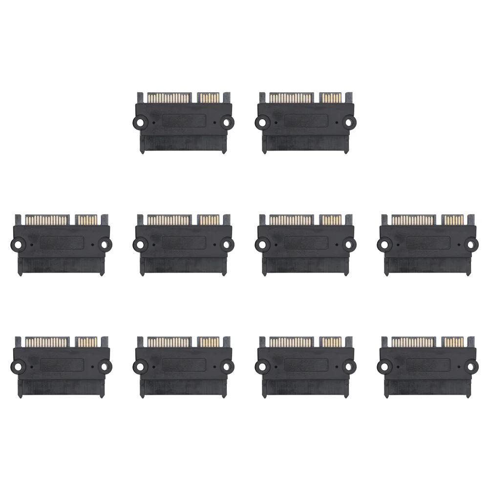 7+15 Male To Female Converter Head 22Pin Power Data Adapter SATA To SATA Adapter Data Power Transfer Connector Adapter 1-20PCS