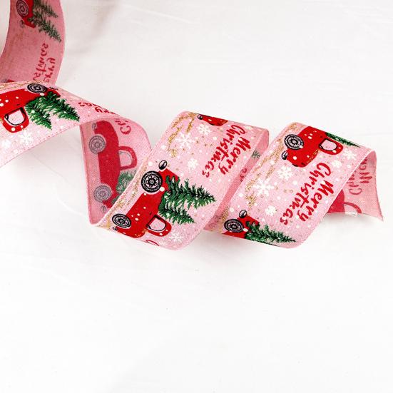 Świąteczna wstążka DIY Świetna wielokrotnego użytku bezpieczna świąteczna wstążka DIY Ręcznie wykonana wstążka choinkowa Świąteczna wstążka DIY do domu