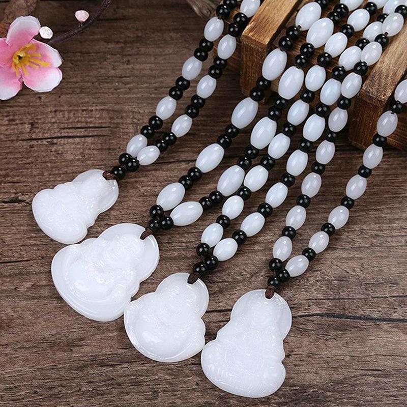 Maitreya Pendant Statue Necklace Able Women'S Wealth Jewelry Gifts