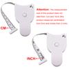 Automatic Telescopic Tape Measure Body Measuring Tape Sewing Ruler Tools Centimeter Tapes For Body Meter Measure White Tools
