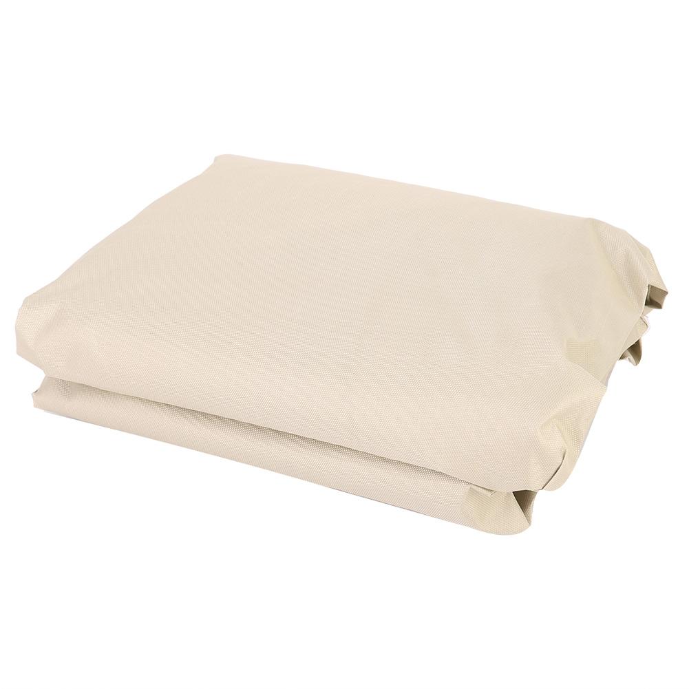 Outdoor Garden Patio Waterproof Dust Proof Electric Generator Cover Protection (Beige)