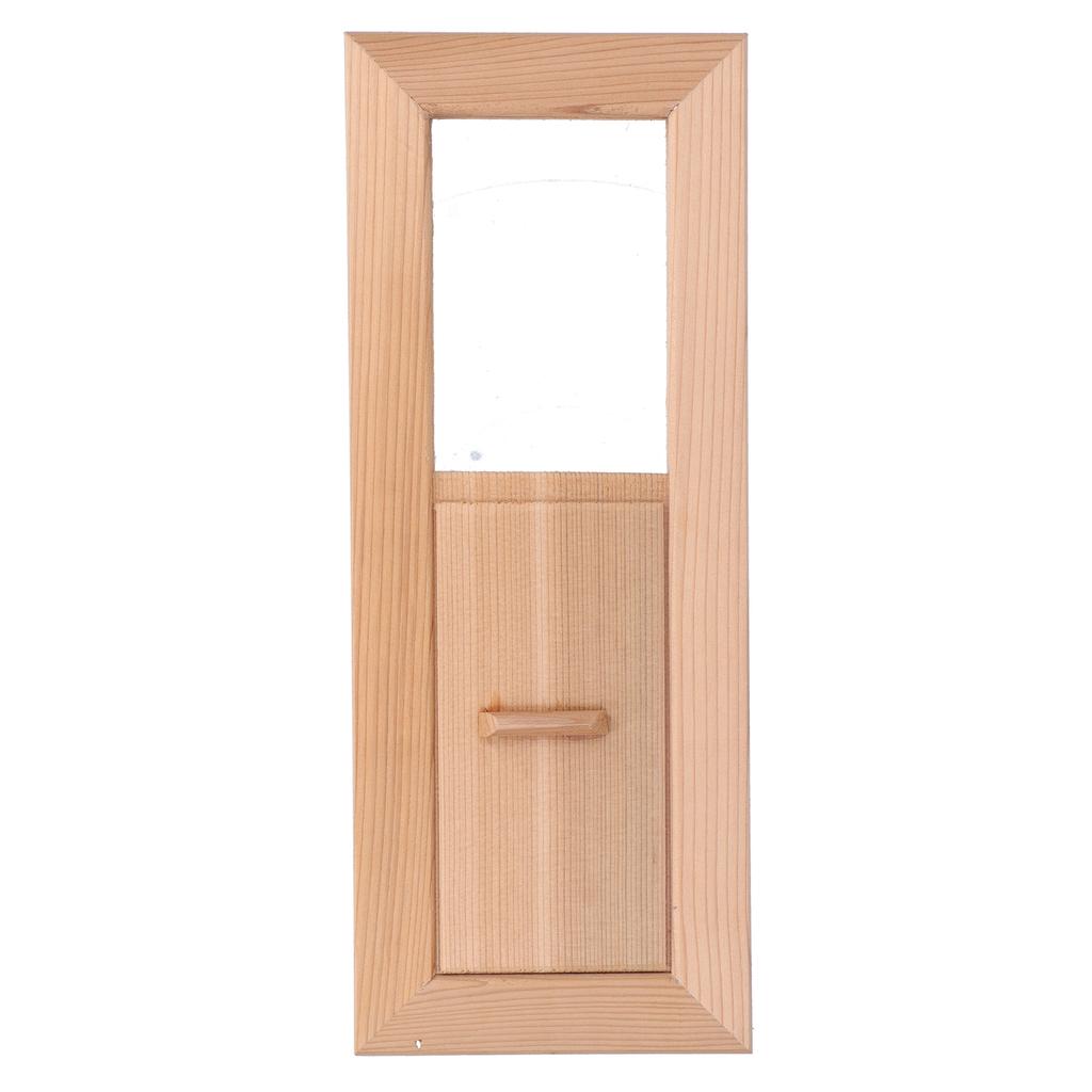 Sauna Havalandırma Deliği Ahşap Dikdörtgen Izgara Havalandırma Ekipmanı Buhar Odası Aksesuarı