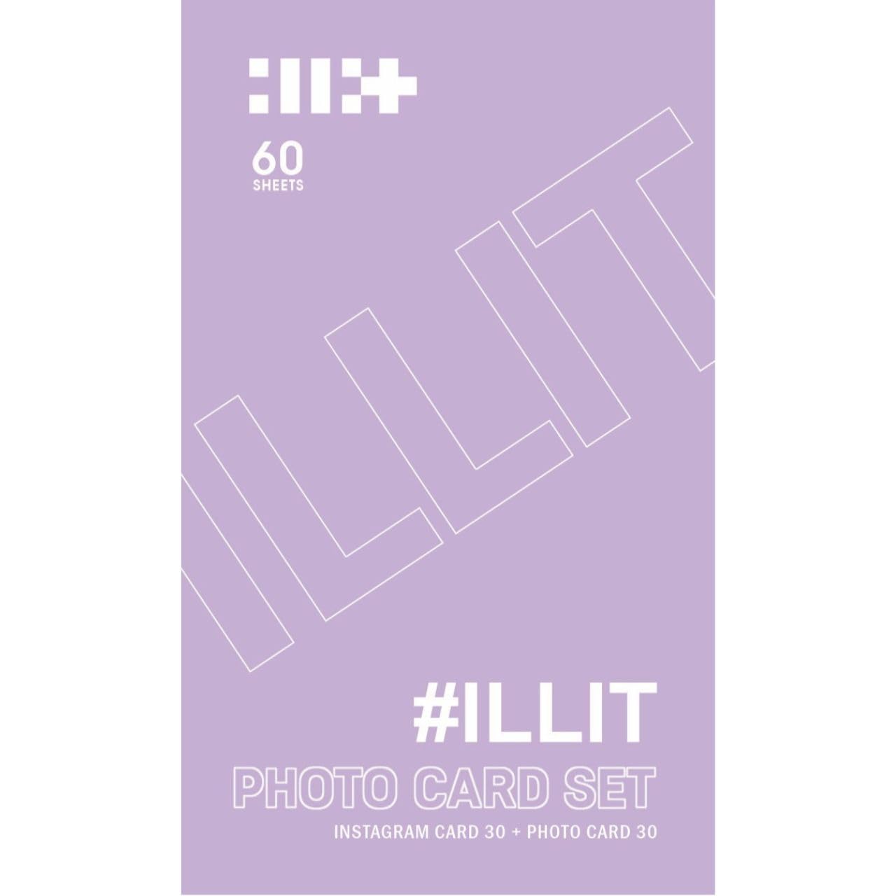 

Photo Card Set Instagram Cards 30 Trading 60-piece [30 + Cards] (ILLIT)