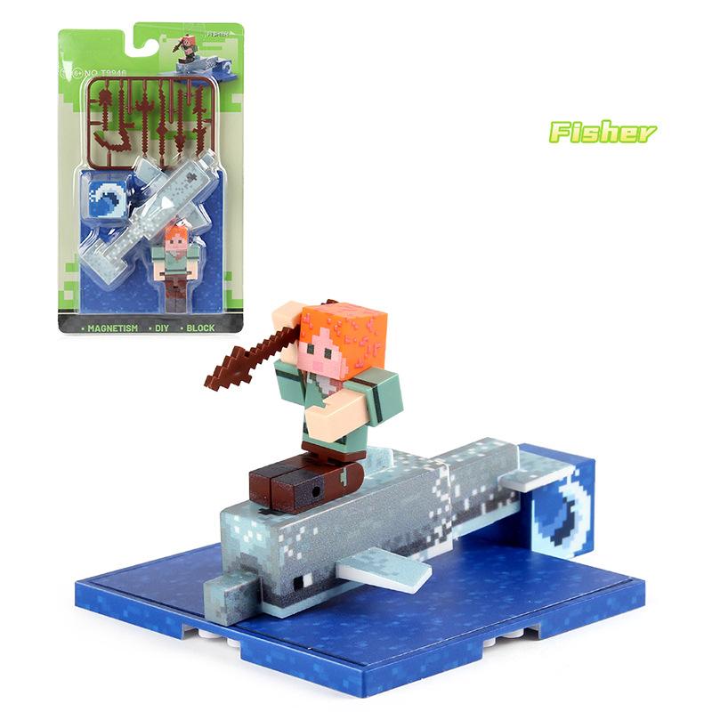 Magnetic Blocks Sets Kid Building Toys Build Mine Magnet World Model for Boys Girls STEM Montessori Sensory Cubes Toddlers Gifts