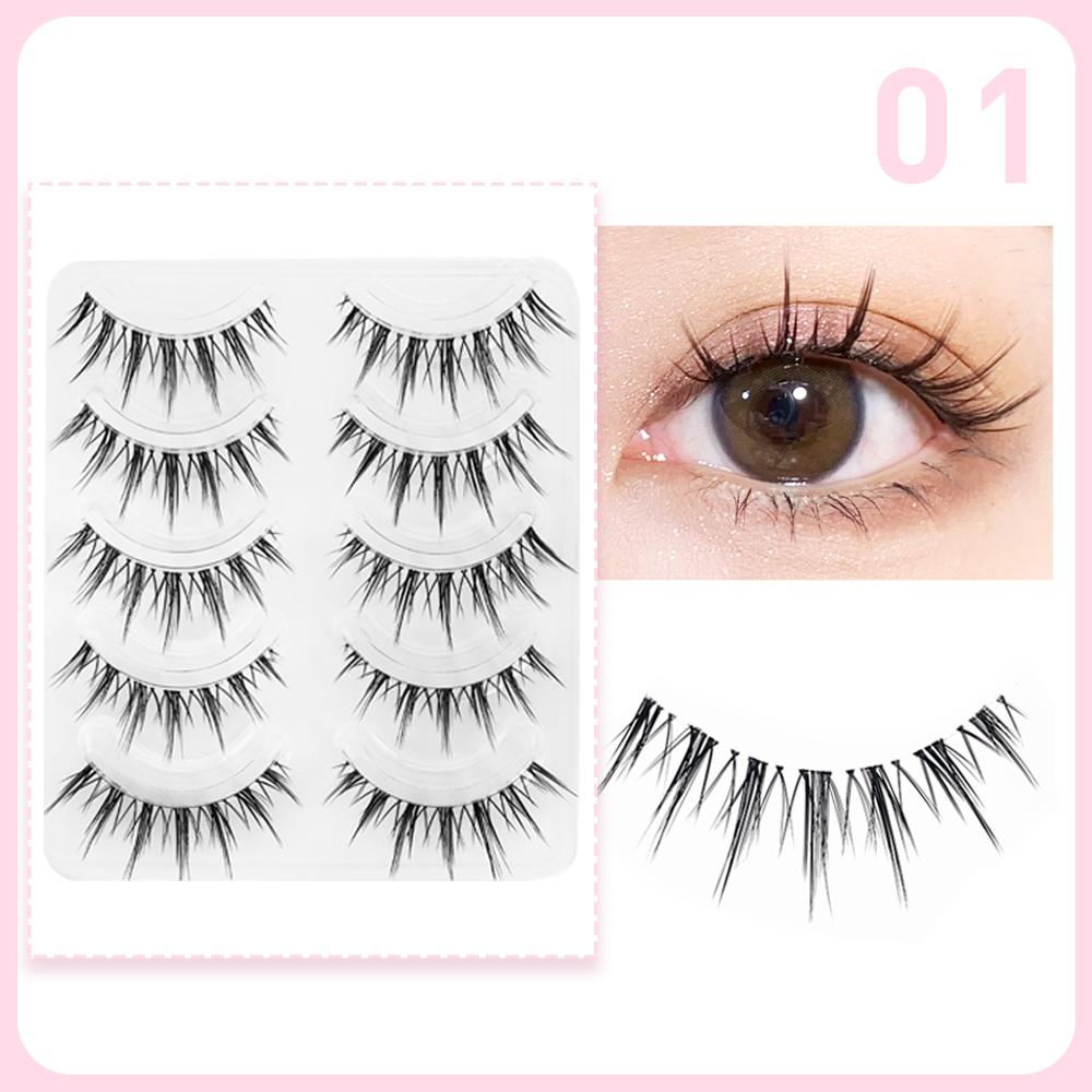 

3D ресницы готовые веерные A/M формы шипы кластерное наращивание ресниц микс индивидуальный макияж супер естественный