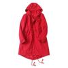 Long Length Cotton-Padded Coat Fall and Winter New Foreign Trade Women's Clothing Hooded Collar Long-Sleeve Zipper Thin Parka Cotton-Padded Coat 27081