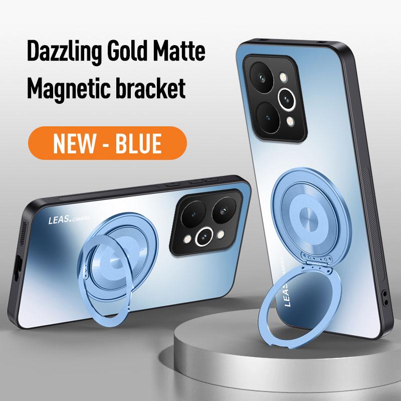 

EUCAGR For Realme 15 Case Luxury AG Matte Back Cover For Realme 15 Pro 5G Shockproof Stand Bumper Funda For Realme15Pro realme 15 небо синє кольору