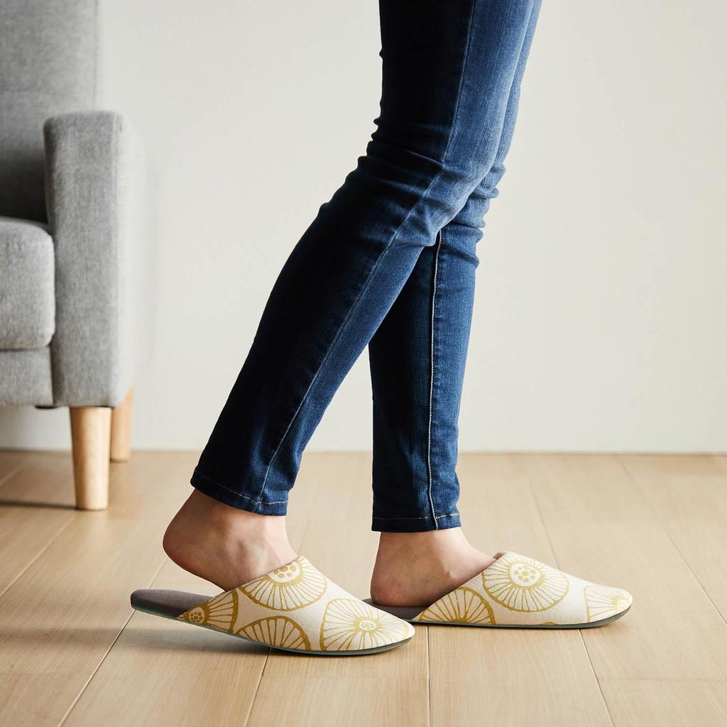 Belle Maison Washable Slippers Set of Scandinavian for Guests 4, Design, Warm,