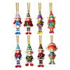Christmas Elf Ornaments Wooden Elf Boys Girls Christmas Tree Hanging Ornaments for Home Tree Indoor Outdoor Holiday Decor