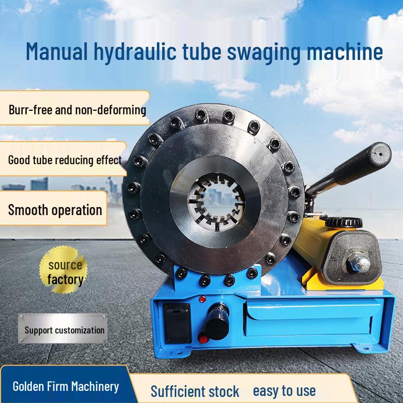 Compact Semi-Automatic Hydraulic Hose and Steel Pipe Crimping Machine for High-Pressure Applications
