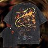 Lord Of The Rings Shirt Sauron Vintage Graphic Tee Dark Fantasy Streetwear Gift For Tolkien Fans Men Women Cotton Tshirt Y2k