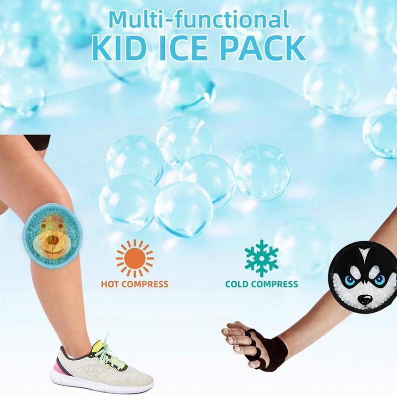 Reusable Cartoon Gel Ice Pack Dual Hot & Cold Compress Soothing & Revitalizing Fit For All Soothing Compress Cartoon Design