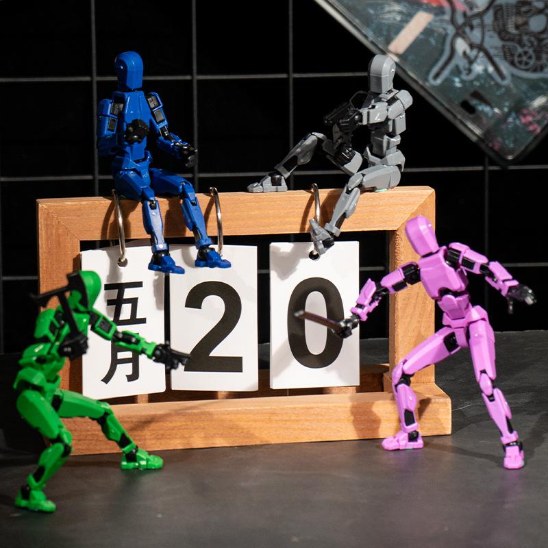Multi-Jointed Movable Robot 3D Printed Mannequin Plaything 13 Action Figure Full Body Movable Robot Playthings Presents For Children