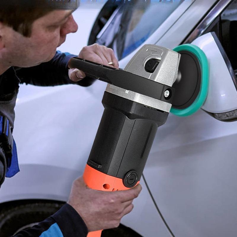 1400W Portable Multifunctional Electric Polisher Handheld Waxing Machine Household Car Flat Polishing Power Tool