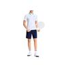 FILA Casual Knitted Short Sleeve Polo Shirt Men tops Jade-White A11M333105F