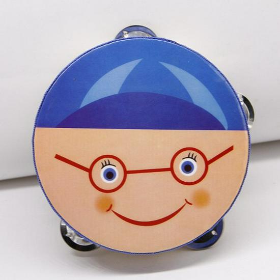Children s 6-inch Hand-Clap Tambourine Drum: Percussion Instrument, Dance Prop, Orff, Kindergarten Toy for Grade Examination стиль 14
