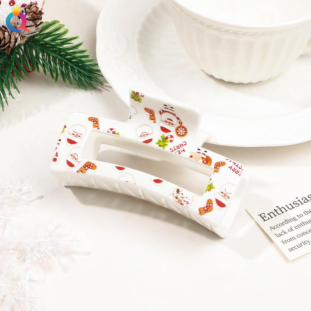 Weihnachts Haarnadel Dame Niedlich Süßer Druck Haarnadel Greifklemme Haarklammer Haaraccessoires