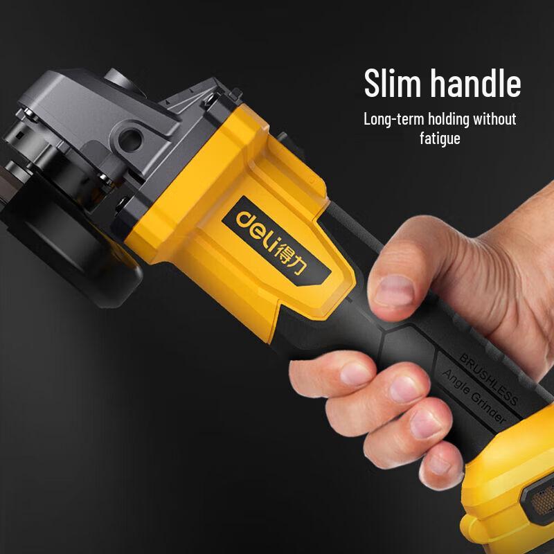 Deli 20V Cordless Brushless Angle Grinder CN plug (adapter included)