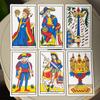 10.3*6cm El Tarot De Marsella(Spanish Edition) 78 Pcs Tarot Cards Based on Marseille System