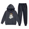 Kids Halloween Hoodie Set Long Sleeve Pullover Sweatshirt with Graphic Print and Matching Pants Comfortable Fit for Boys and Girls
