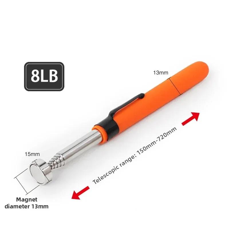 Telescopic Magnetic Pen Portable Metalworking Handy Tool Magnet Capacity for Picking Up Nut Bolt Adjustable Pickup Rod Stick