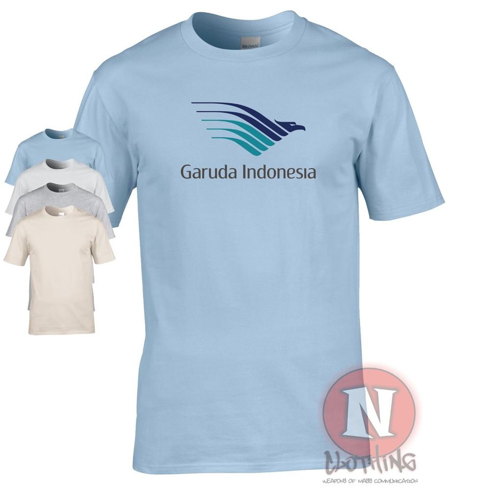 Garuda Indonesien Logo T-Shirt Urlaub Klassisch Luft Reise Fluglinie Flughafen