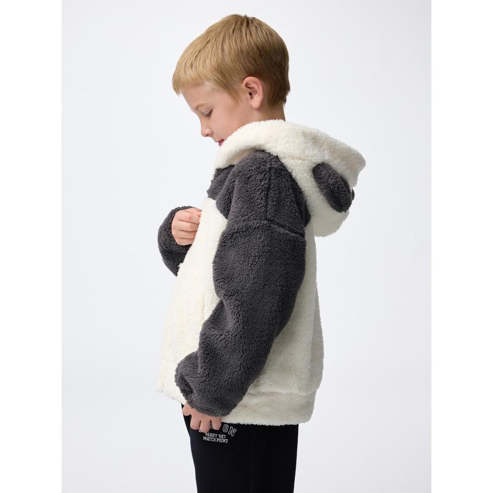 GU by Uniqlo Kinder Marshmallow Feel Full Zip Hoodie Panda