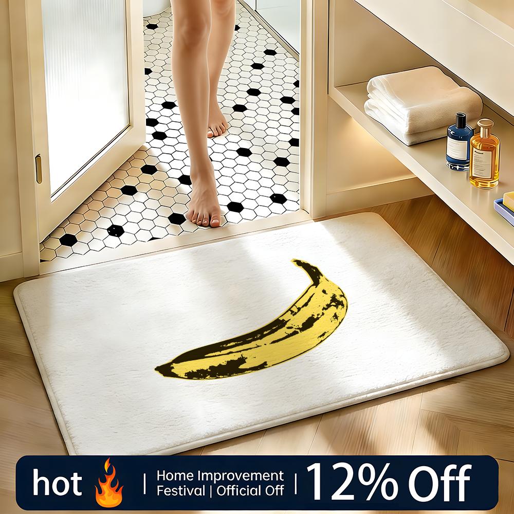 Soft Absorbent Non-Slip Rug Artist Andy Warhol Floor Mat Home Decor Doormat Bedroom Floor Mat Shower Carpet