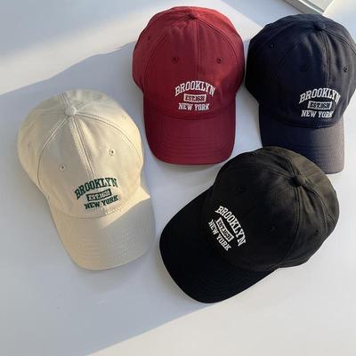 Casquette de baseball brodée en coton doux pour femmes et hommes, décontractée, pour sports de plein air, visière incurvée, unisexe, hip-hop, papa