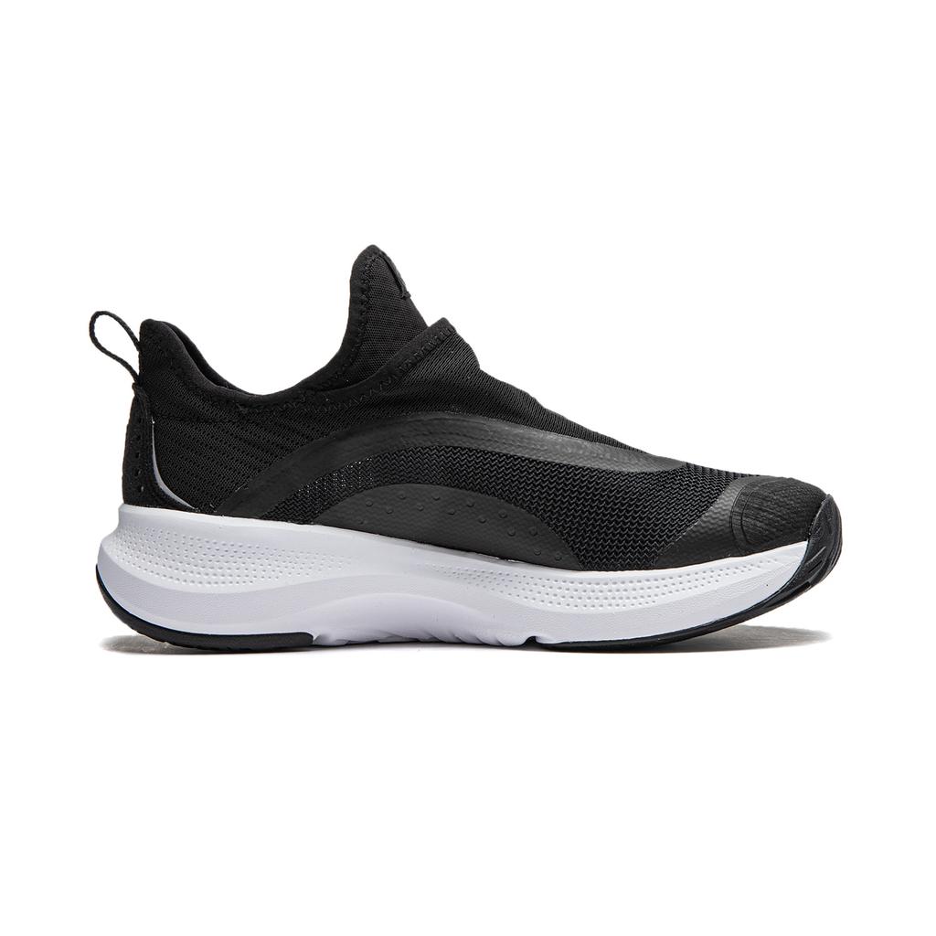 New LiNing Soft Go Anti Slip Wear Resistant Breathable Lightweight Low Top Casual Shoes Women's Black AGLU106-1