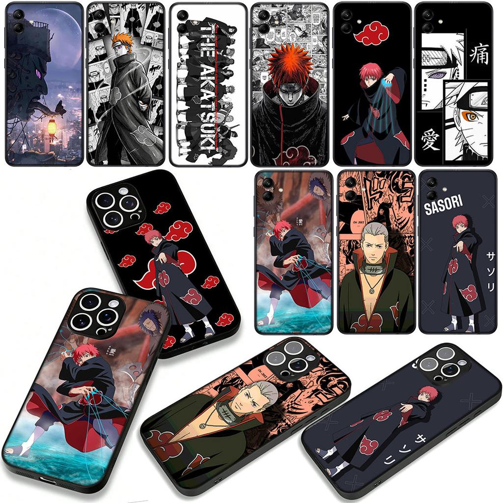 Phone Cover for Xiaomi Redmi 15C 15 A4 A5 9A 9T 10A 10C 9C NFC Note 11 9 10 Pro 8TCase Sasori Pain Akatsuki Narutos Casing