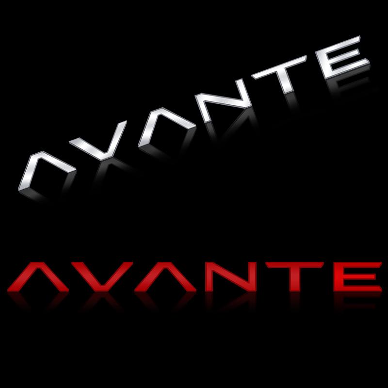 AAWB1 AAPR1 Glossy Black Compatible Compatible for AVANTE Letter Metal Logo Badge 3D Stickers Trunk Emblem Decal Decoration Car Styling Accessories